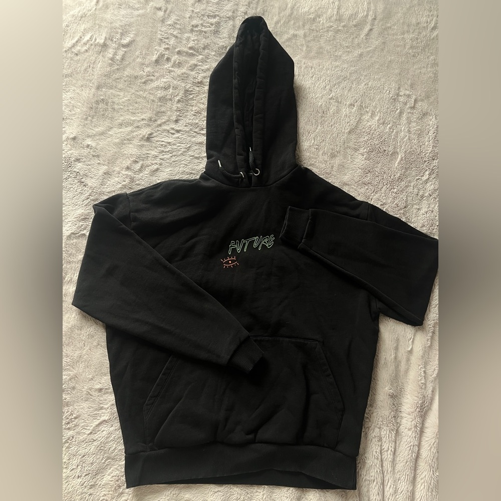 ASOS Black Hoodie Basketball Graphic
